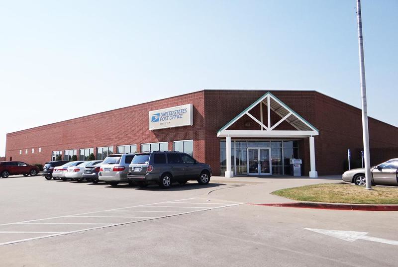Frisco, TX post office Collin County. Photo by E Kalish