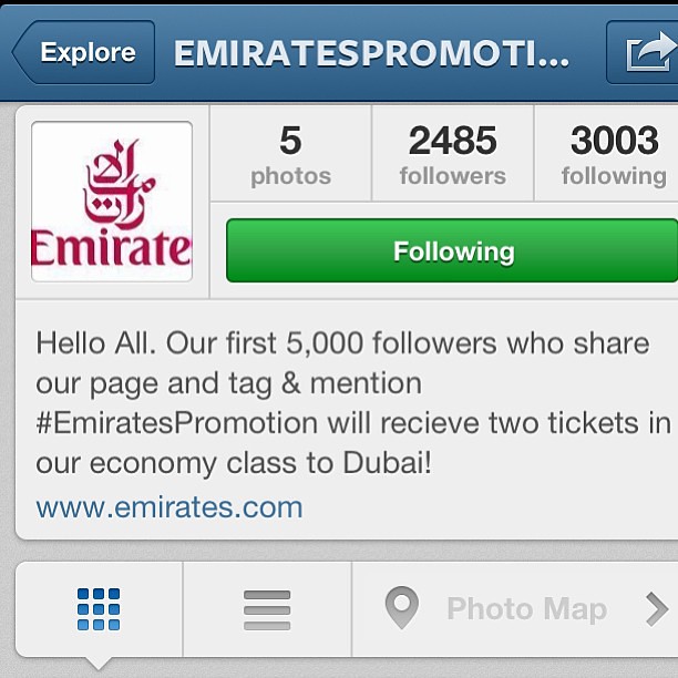Get a free flight on Emirates to Dubai! Check it out! emi… Flickr