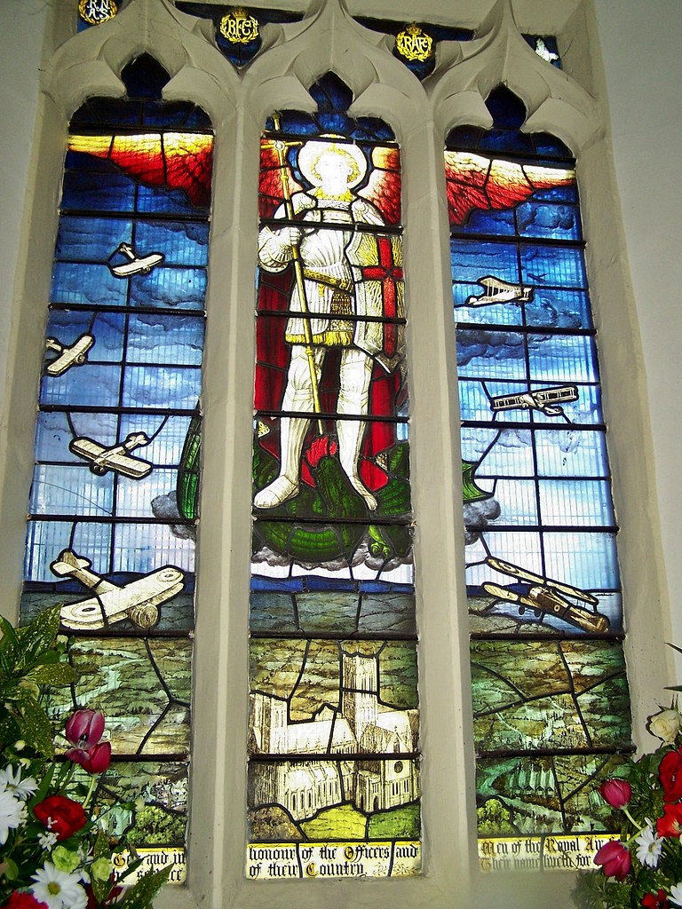 Lincolnshire, Welton by Lincoln guardian angel 1921 Wind… Flickr