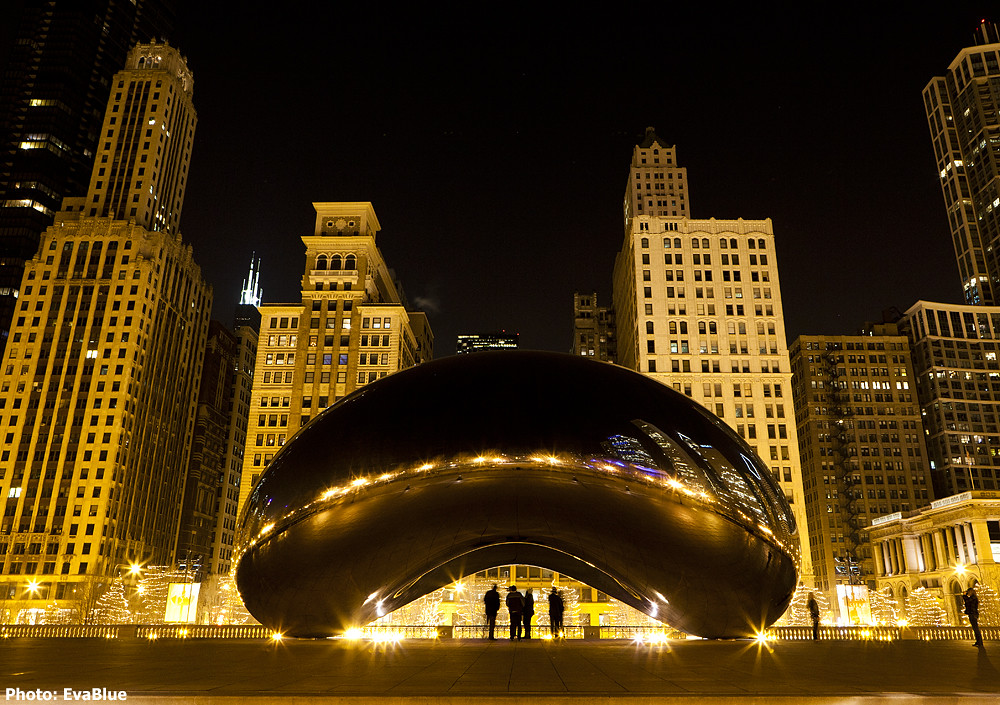 The Bean, Chicago Eva Blue Flickr