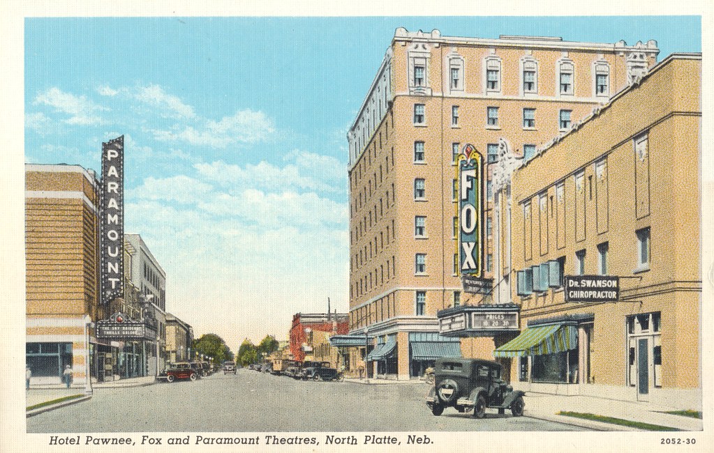 Hotel Pawnee, Fox and Paramount Theatres North Platte, N… Flickr