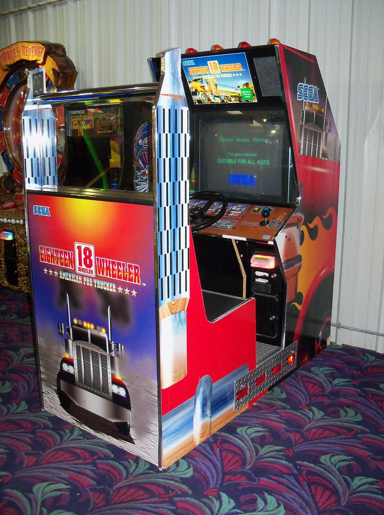 OH Dayton 18 Wheeler 18 Wheeler arcade game at The