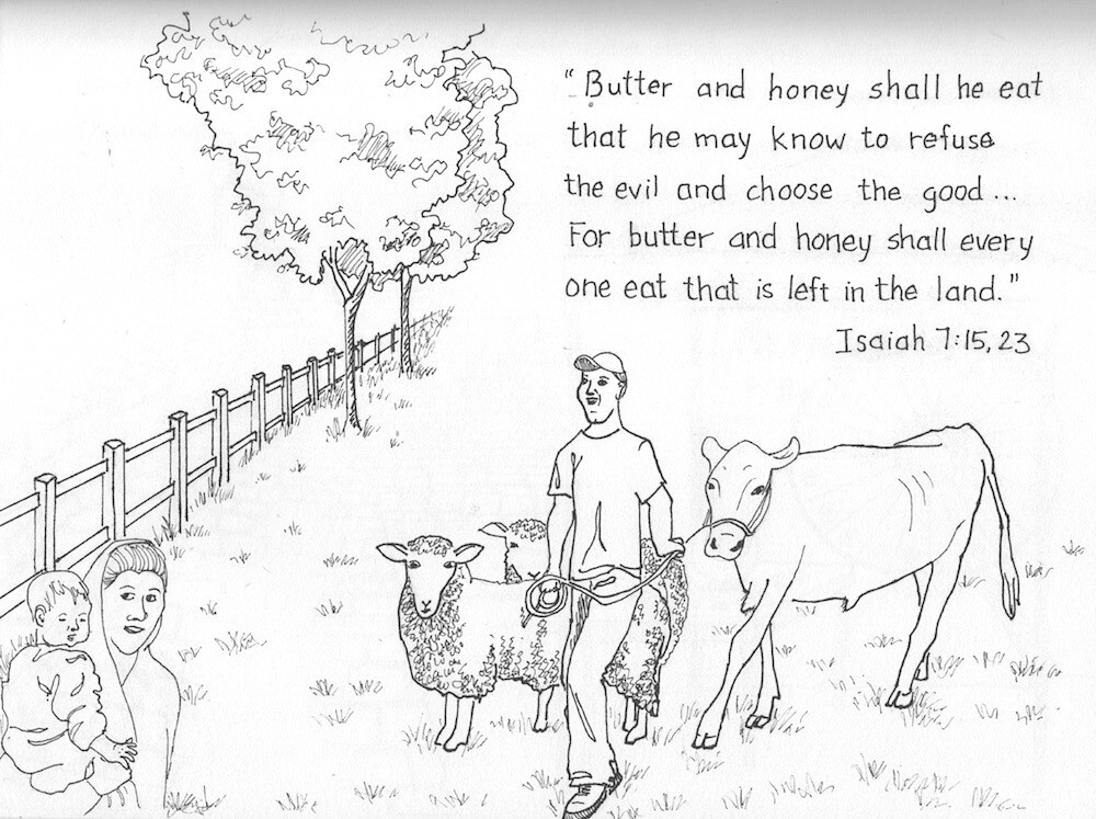 Isaiah07_sm "butter and honey shall he eat" Miss Fandango Flickr