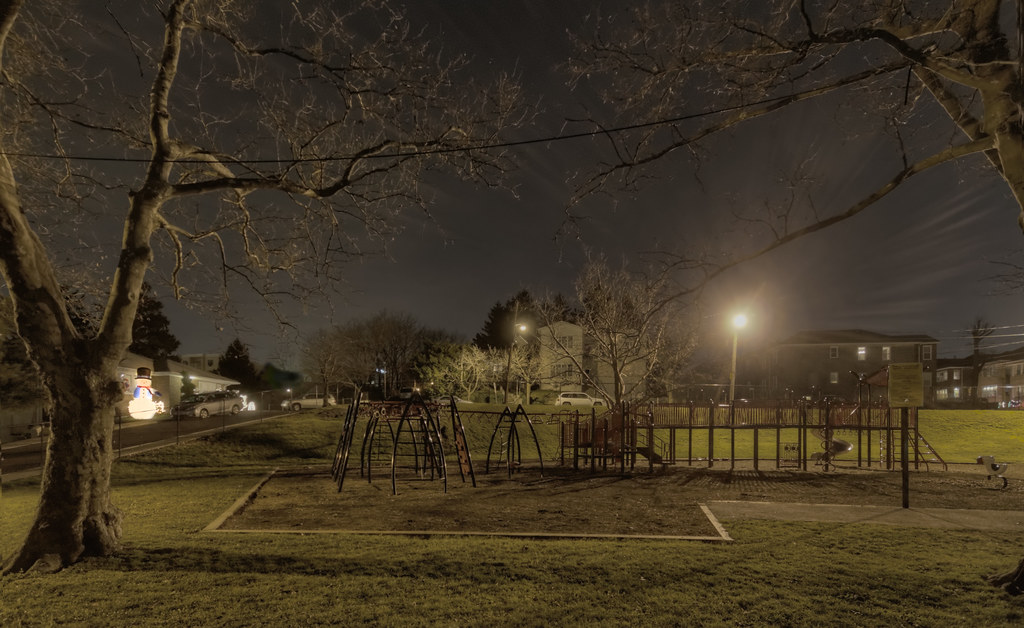 The Snowman and the playground North Bergen,NJ. View Lar… Flickr