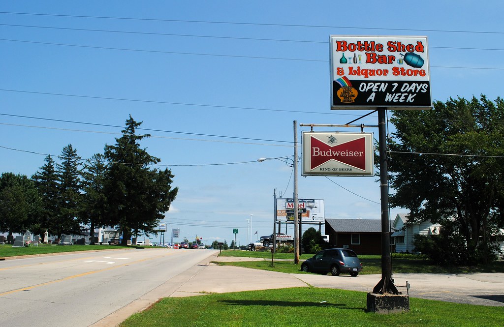 Bottle Shed Bar & Liquor Store Stockton, Illinois Cragin Spring