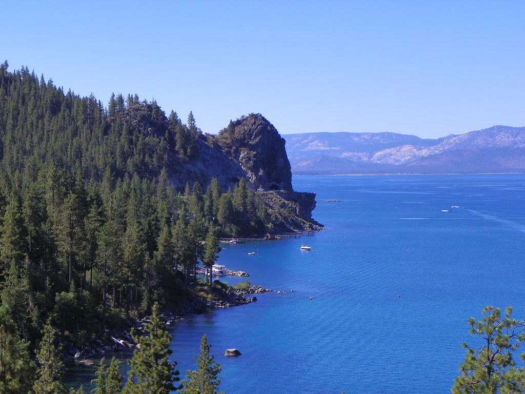 Cave Rock and Tunnel above Lake Tahoe View from Vista Poin… Flickr