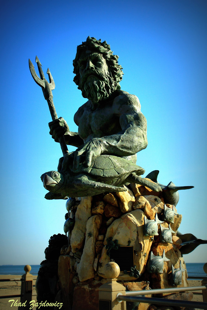 Father Neptune King Neptune sculpture in bronze Neptune… Flickr