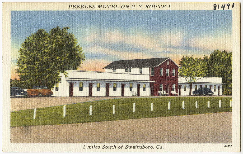 Peebles Motel on U.S. Route 1, 2 miles south of Swainsboro… Flickr