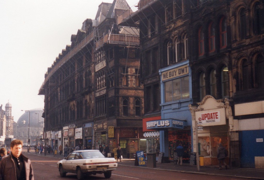 Boar Lane Late 80s Boar Lane Leeds at it's scruffiest. Lat… Don