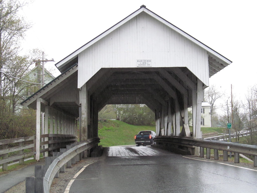 Millers Run Covered Bridge Lyndonville, Vermont Millers … Flickr