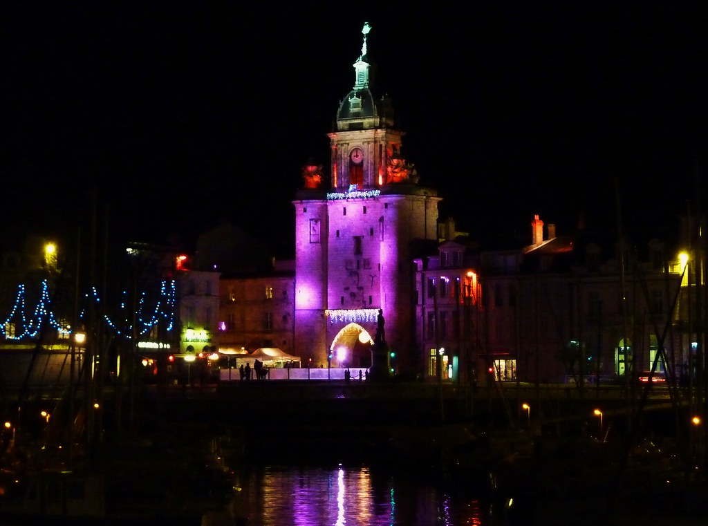 la rochelle, illuminations de noel, grosse horloge a photo on Flickriver
