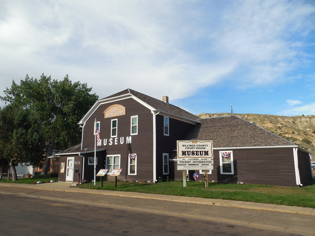 Billings County Courthouse Museum Medora, North Dakota Two… Flickr