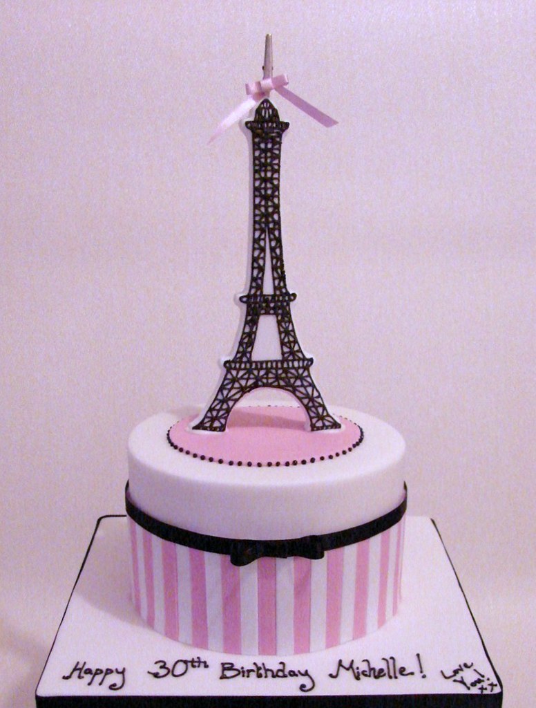 Michelle's Eiffel Tower Cake a photo on Flickriver