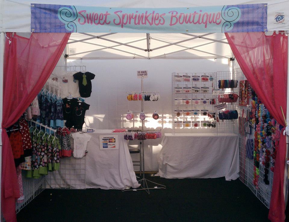 craftfair1 Sweet Sprinkles Boutique set up at Clovisfest 2… Flickr