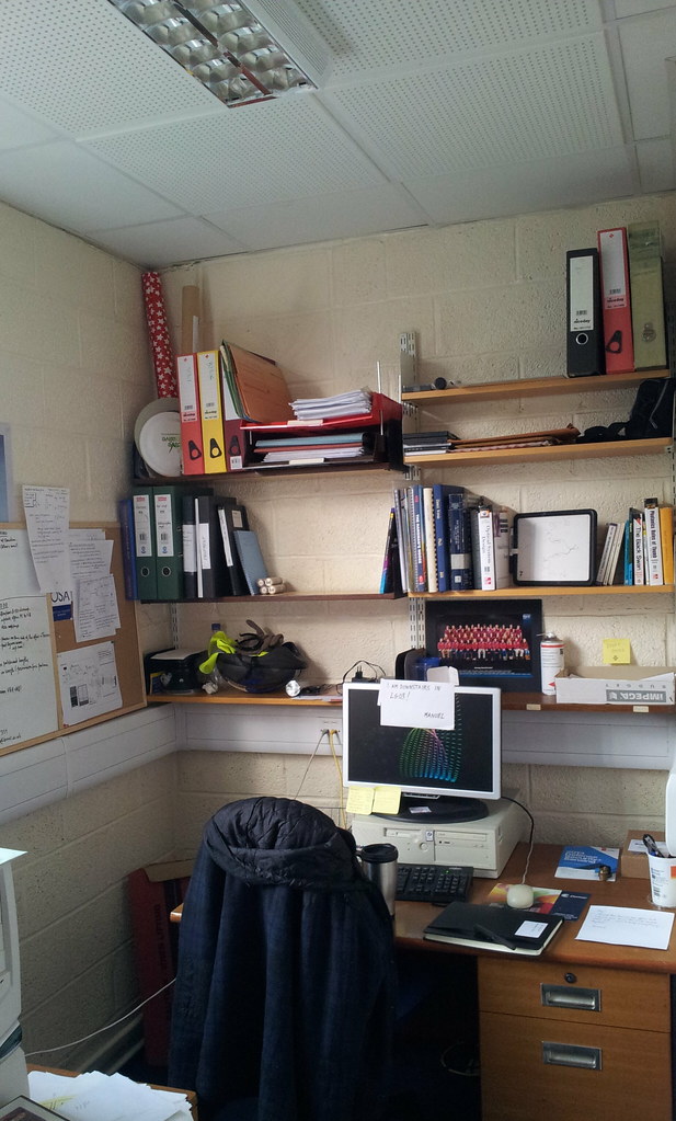 My corner office! According to some I might be progressing… Flickr