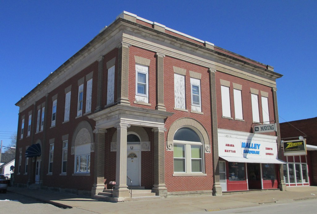 Storefront Block (Keota, Iowa) Keota is located in eastern… Flickr