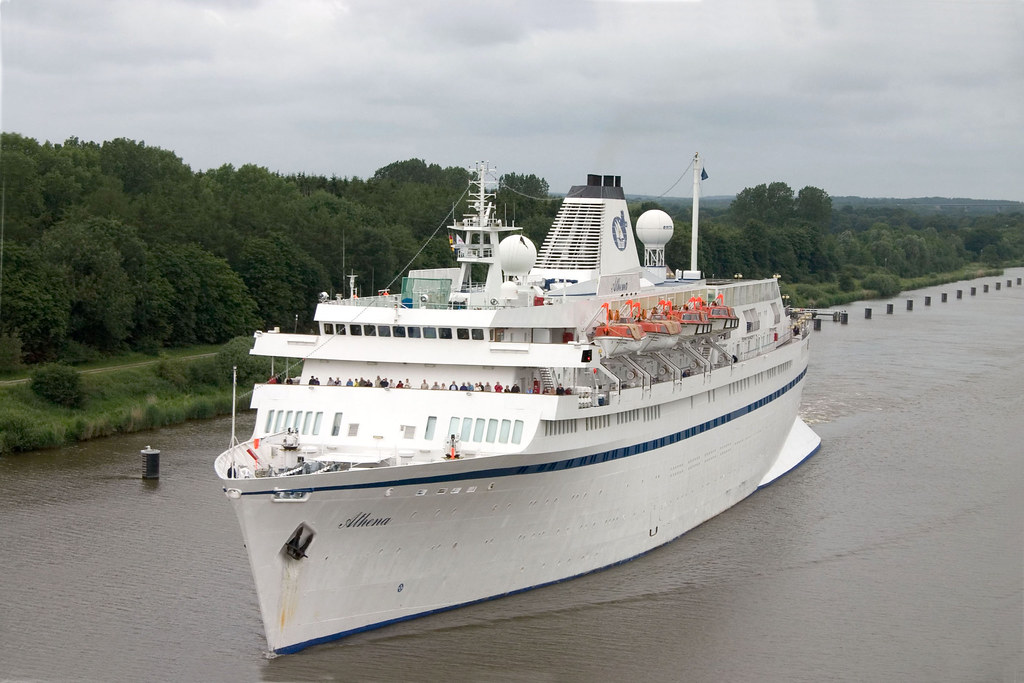 Athena Cruise ship Athena, Kiel Canal, 30 June 2011