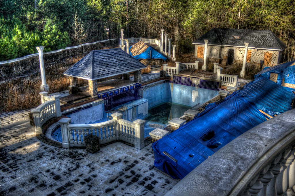 pool abandoned Woodstock mansion Jeff Hagerman Flickr