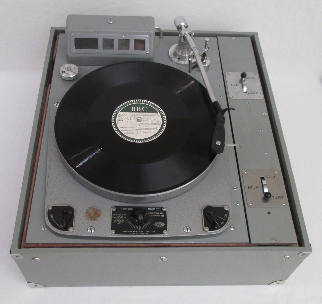 1950's BBC Turntable / Record player cinephonics Flickr