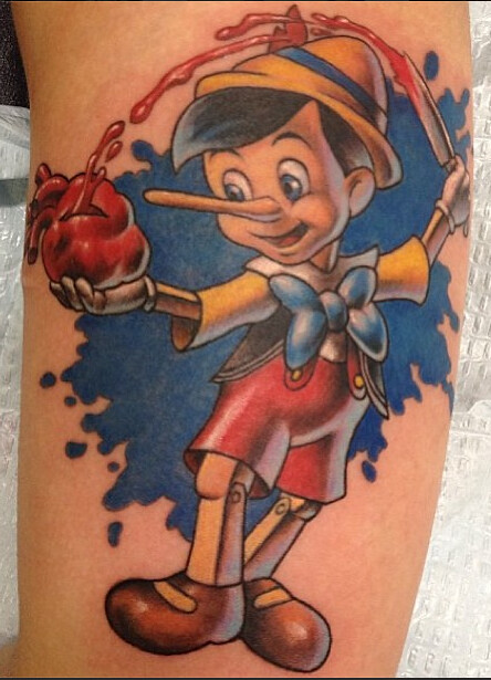 Pinnocchio | Axi Goregots, Super Genius Tattoo, Seattle Wa, … | Flickr 615_x_444_jpg