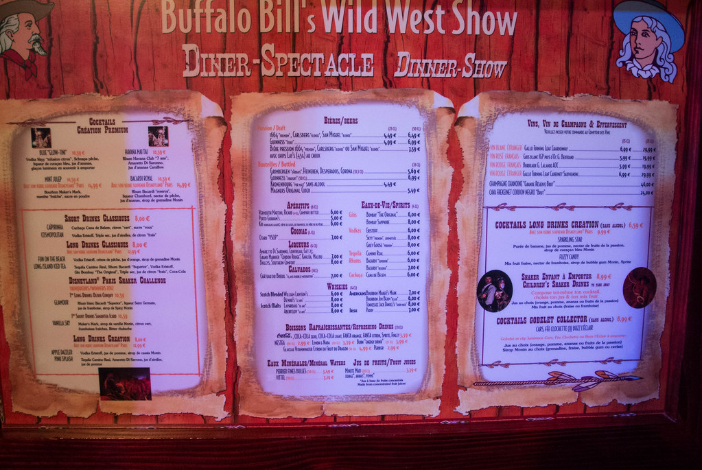 Buffalo Bill's Wild West Dinner Show Menu Victoria Shingleton Flickr