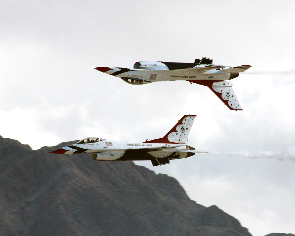 Thunderbird Maneuver Aviation Nation 2012 Thunderbird