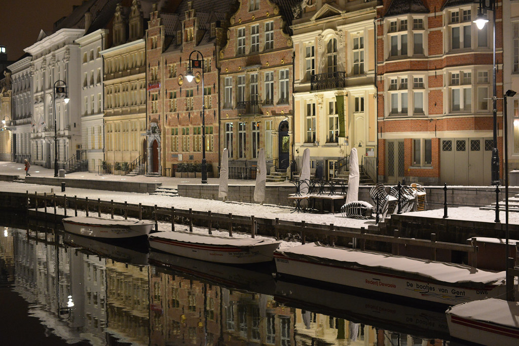 Snow and cold in Ghent, Flanders, Belgium To full enjoy Gh… Flickr