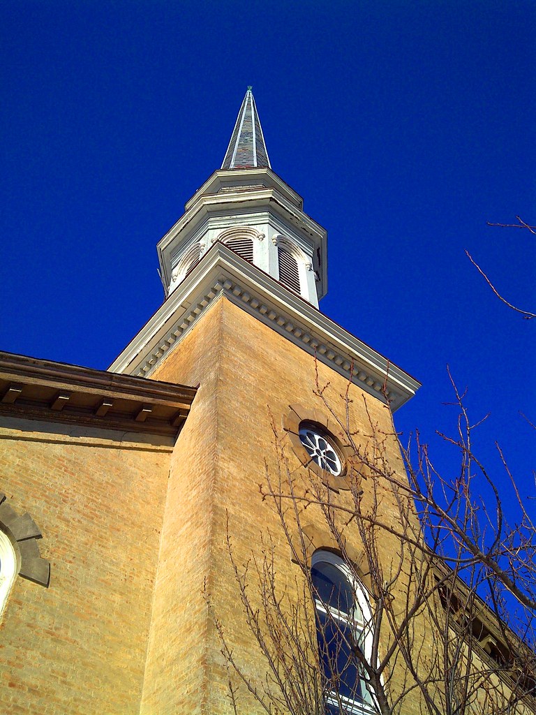 39 Spring St Church with Blue Sky Spring St Flickr