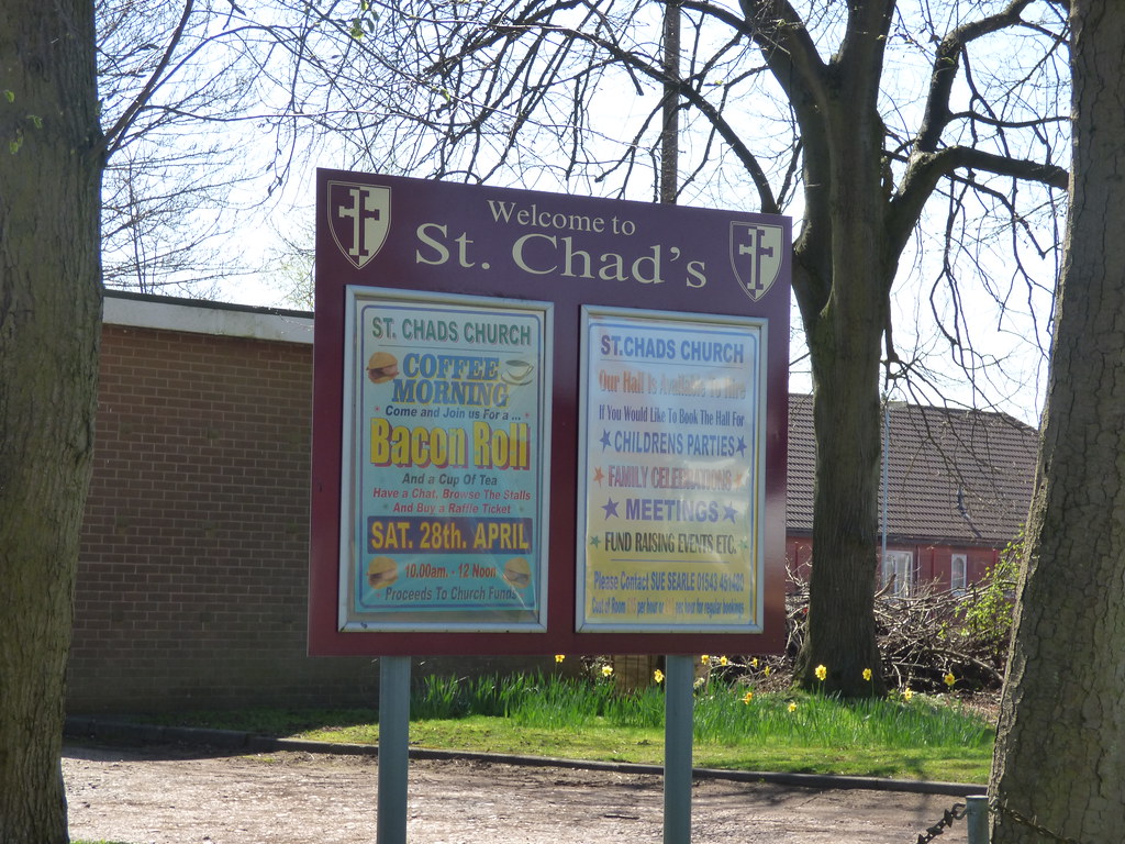 St. Chad's Church Cannock Road, Cannock church sign … Flickr