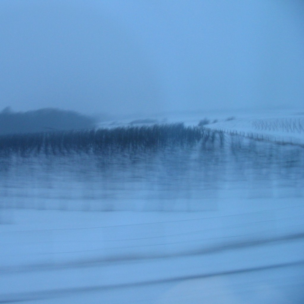 Snow showers. Snow flurries. untreated blueish light of du… Flickr