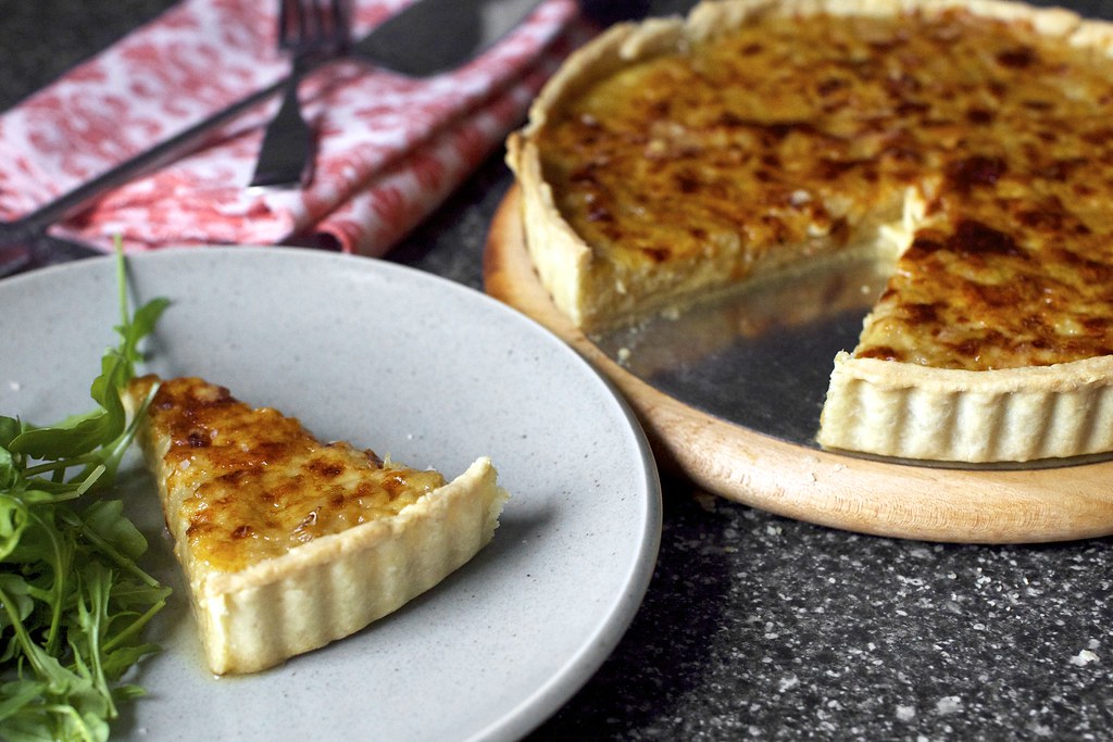 french onion tart French Onion Tart + UK Cookbook Release … Flickr