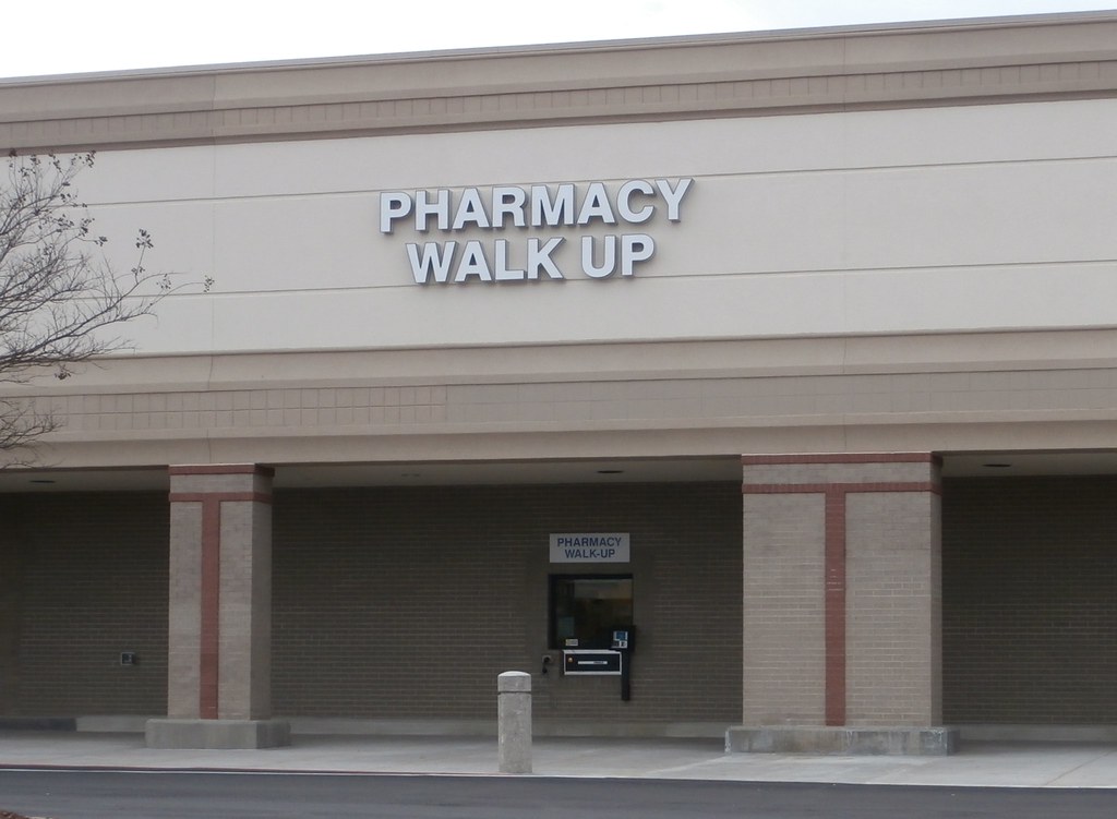 Pharmacy Walk Up (closeup) Closeup of the moved Kroger pha… Flickr