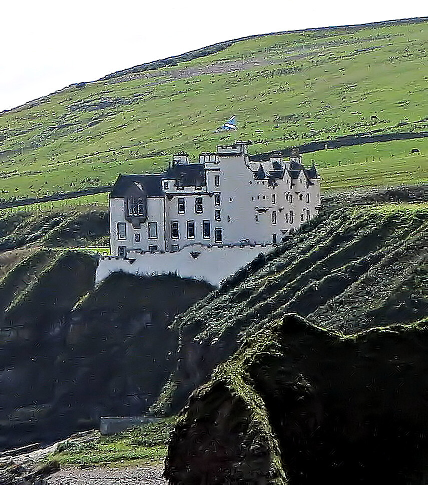 Dunbeath Castle, Caithness, Scotland, UK. Close Up Flickr