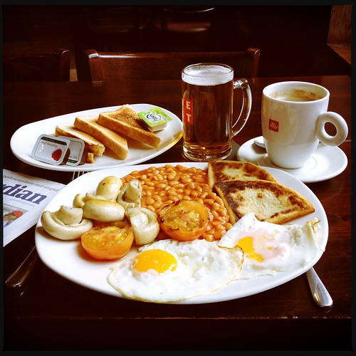 Cold Beer Co Breakfast Veggie breakfast at Morrisons Cold … Flickr