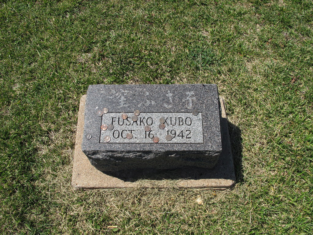 Amache Cemetery Furako Kubo Grave Stone Granada Relocati… Flickr