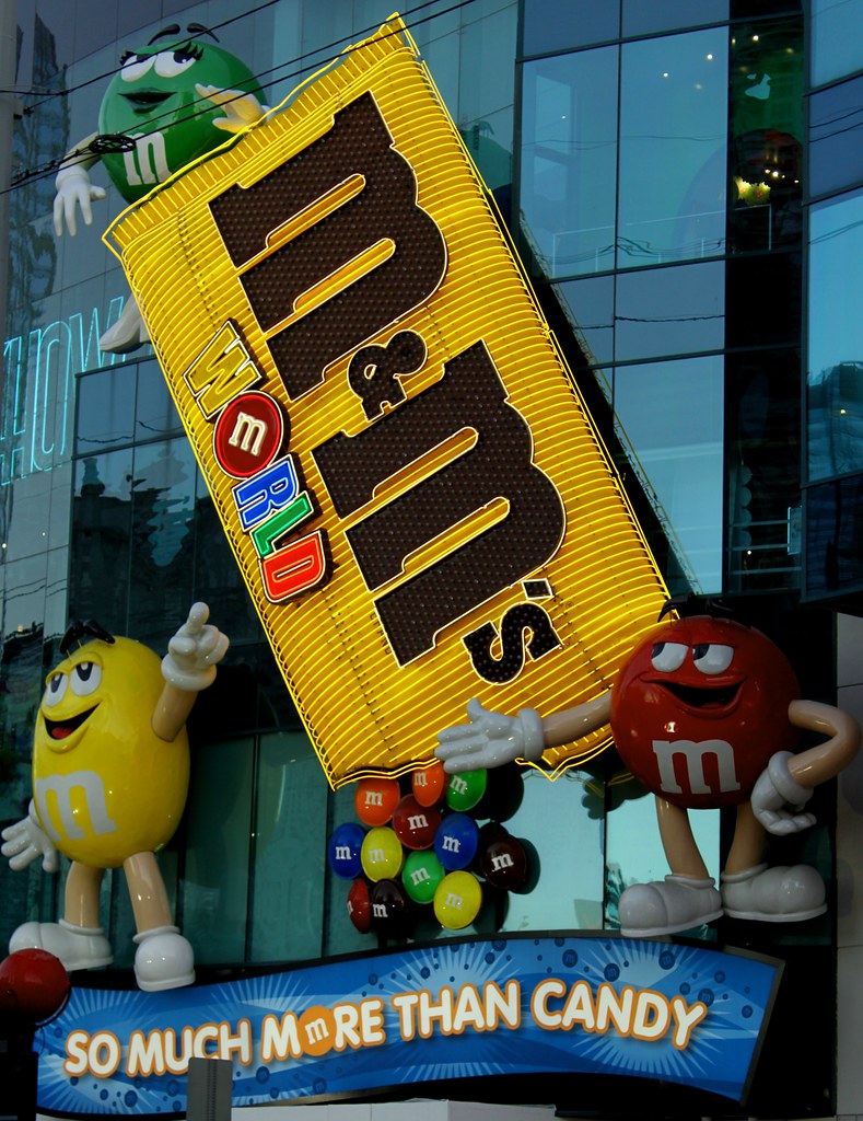 M & M Chocolate World Las Vegas, Nevada Thank You (23 Millions+