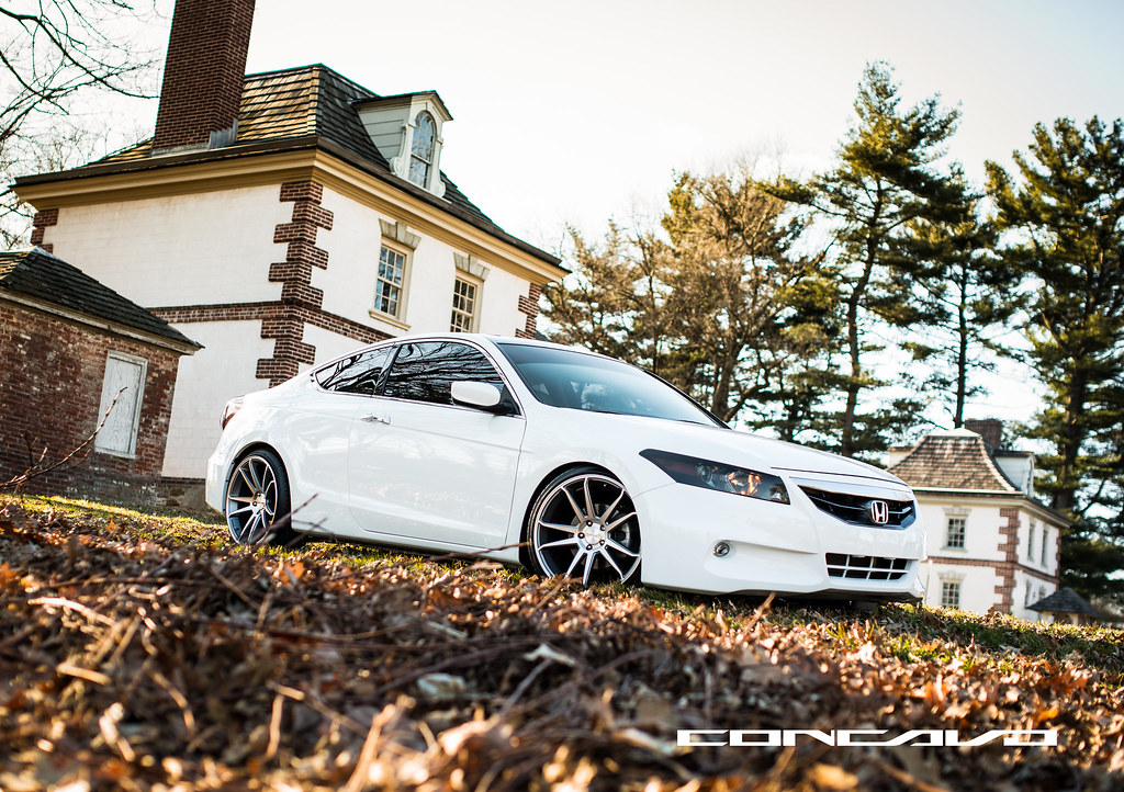 Honda Accord Coupe on CWS5 Matte Grey Machined Face Flickr