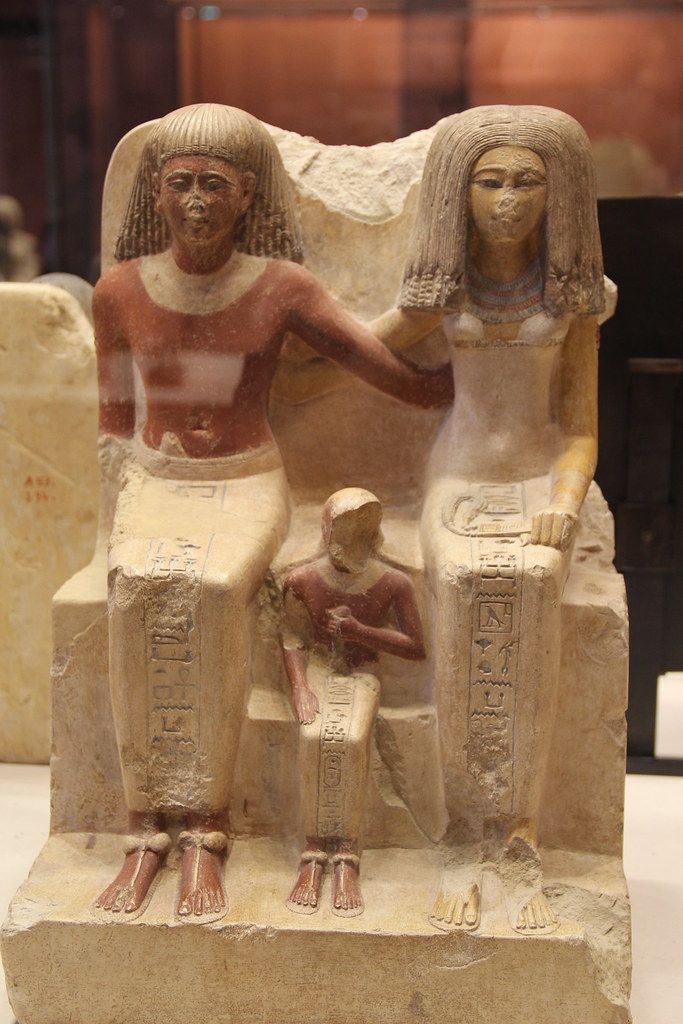 Painted Limestone Statue of Kaminem, Fourth Priest of Amon… Flickr