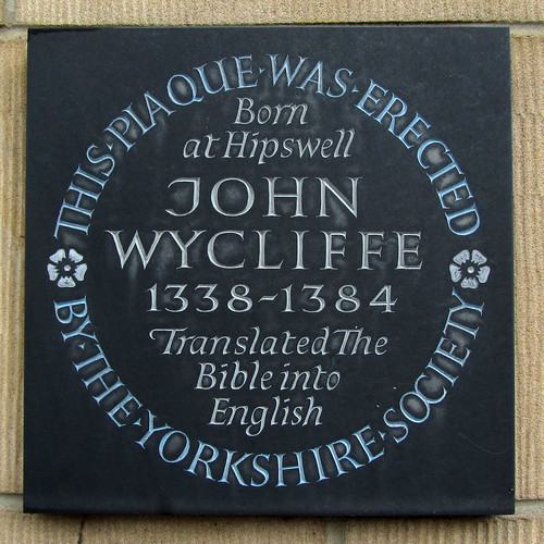 JOHN WYCLIFFE Richmond, Yorkshire, England, UK Leo Reynolds Flickr