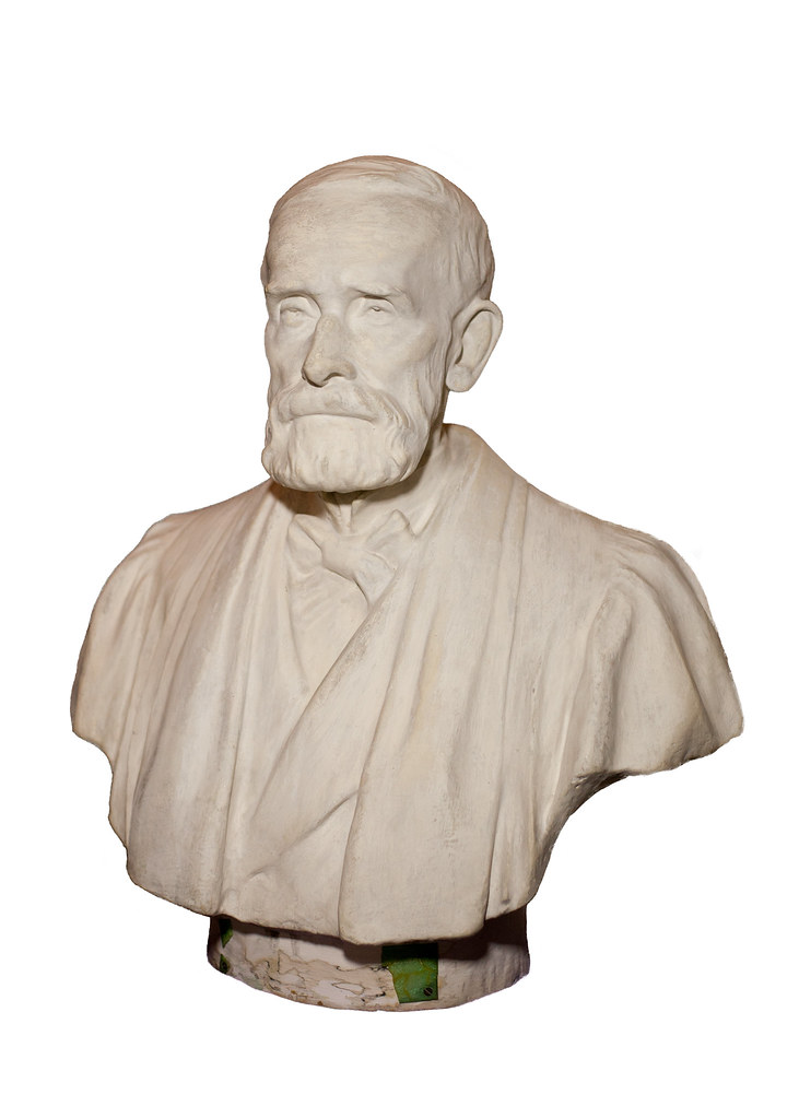 William Fletcher King Bust Beside founder Bowman, n… Flickr