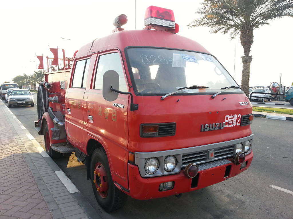 Isuzu Fire Truck - Al Awir Dubai - $4,000 - a photo on Flickriver