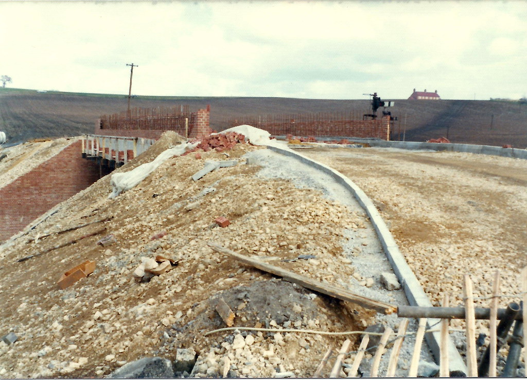 Shildon new bridge over railway with beginnings of a road.… Flickr