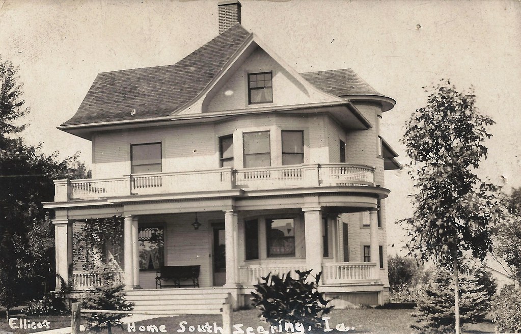 Zearing, Iowa, House, Home, Residence Postmarked December … Flickr
