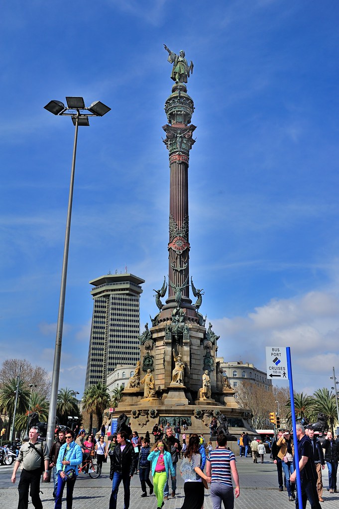 Monument a Colom Columbus Monument (Barcelona) The Colum… Flickr
