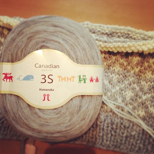 now knitting cowichan sweater (yarn hamanaka canadian 3… Flickr