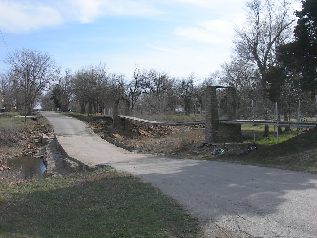 The Swinging Bridge Moline, Kansas Constructed in 1904 ove… Flickr