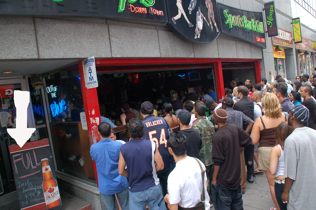 ALL sports bars were full for the World Cup Ryan Flickr