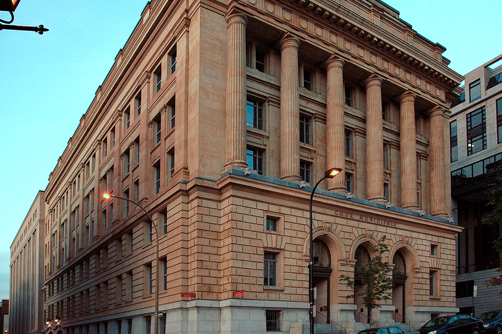 Rock Solid Montreal's old Municipal Court building. Caribb Flickr