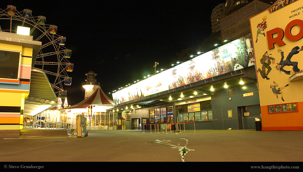 Inside Luna Park After Dark Taken after everyone had