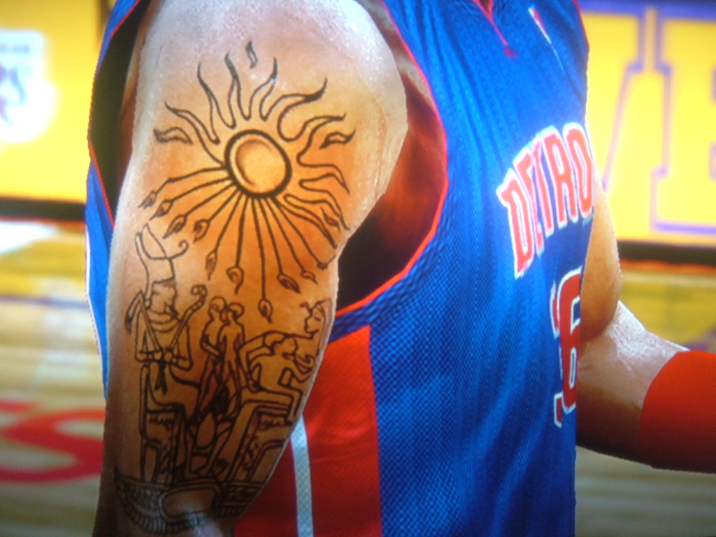 NBA2K7 Rasheed Wallace Tattoo Stephen Smith Flickr